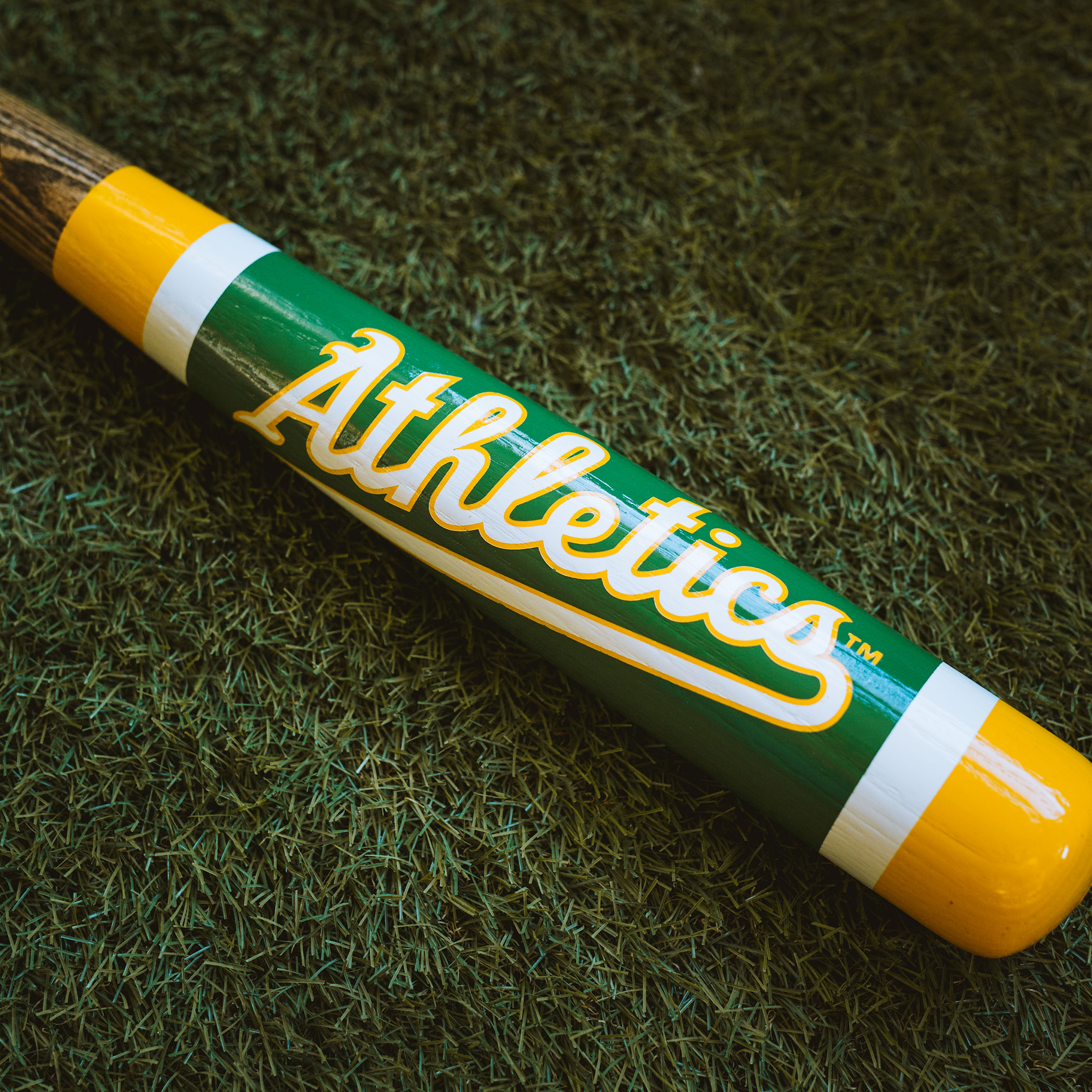 Officially Licensed MLB Bat Pet Toy - Oakland Athletics