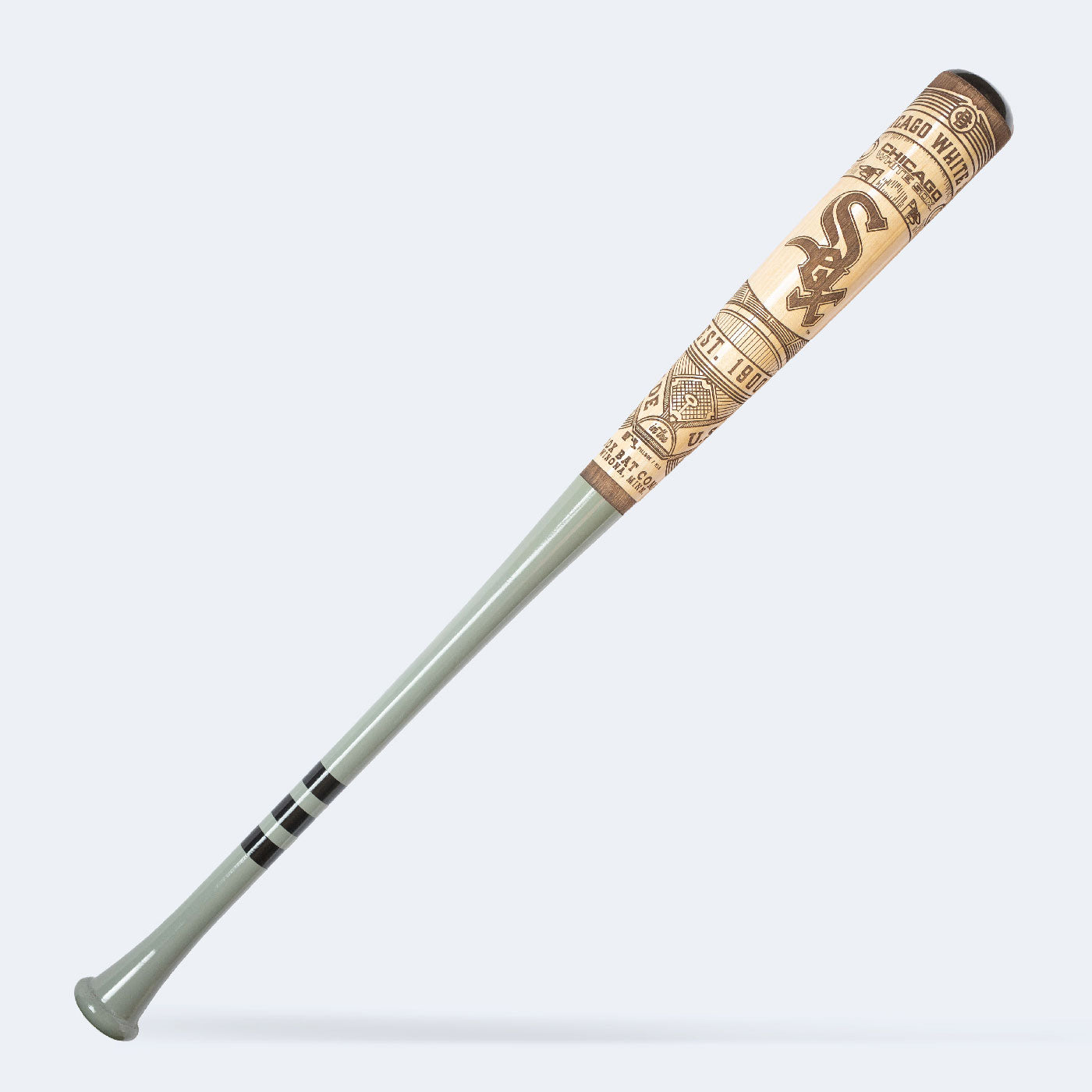 激レア　新品　タグ付き　定価400ドル　Chicago White Sox　L Chicago White Sox - Banner Series Art Bat (MLB) – Pillbox Bat Co.