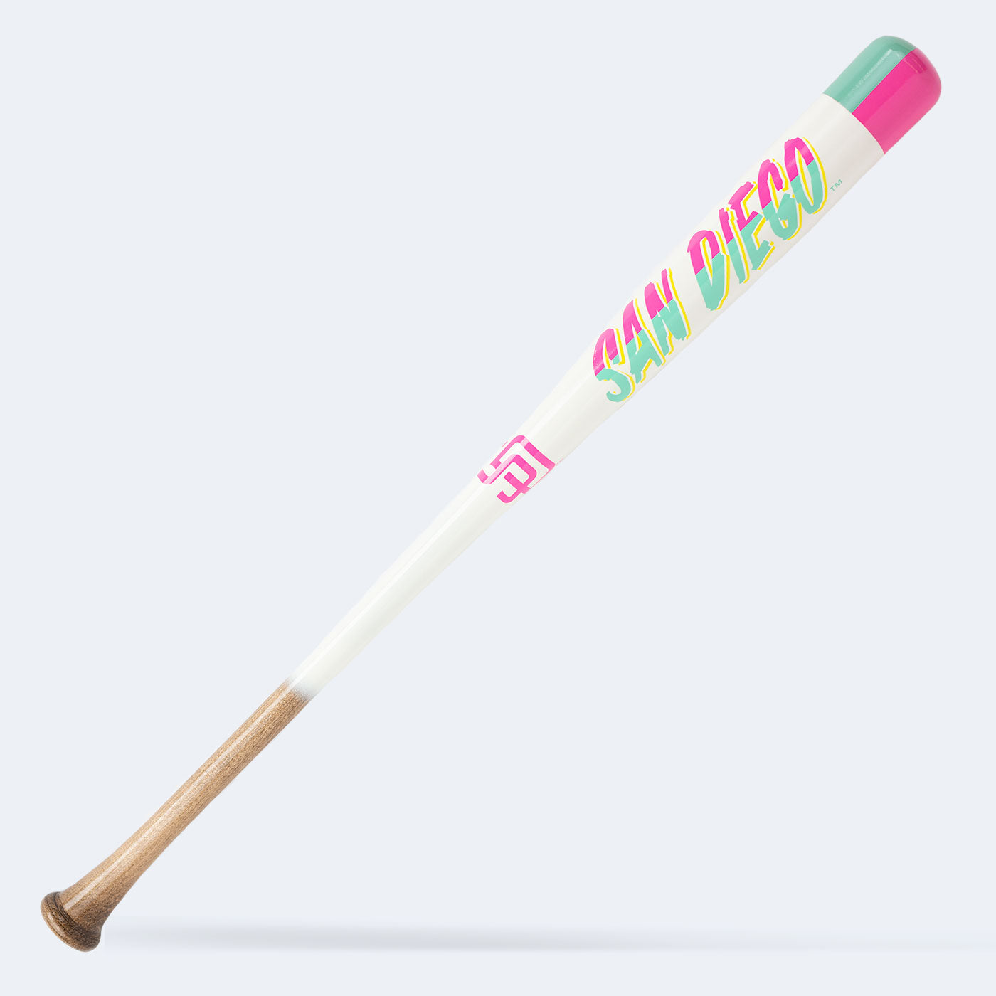 San Diego Padres City Connect Uniform Bat MLB Pillbox Bat Co san-diego-padres-city-connect-uniform-bat-mlb-pillbox-bat-co
