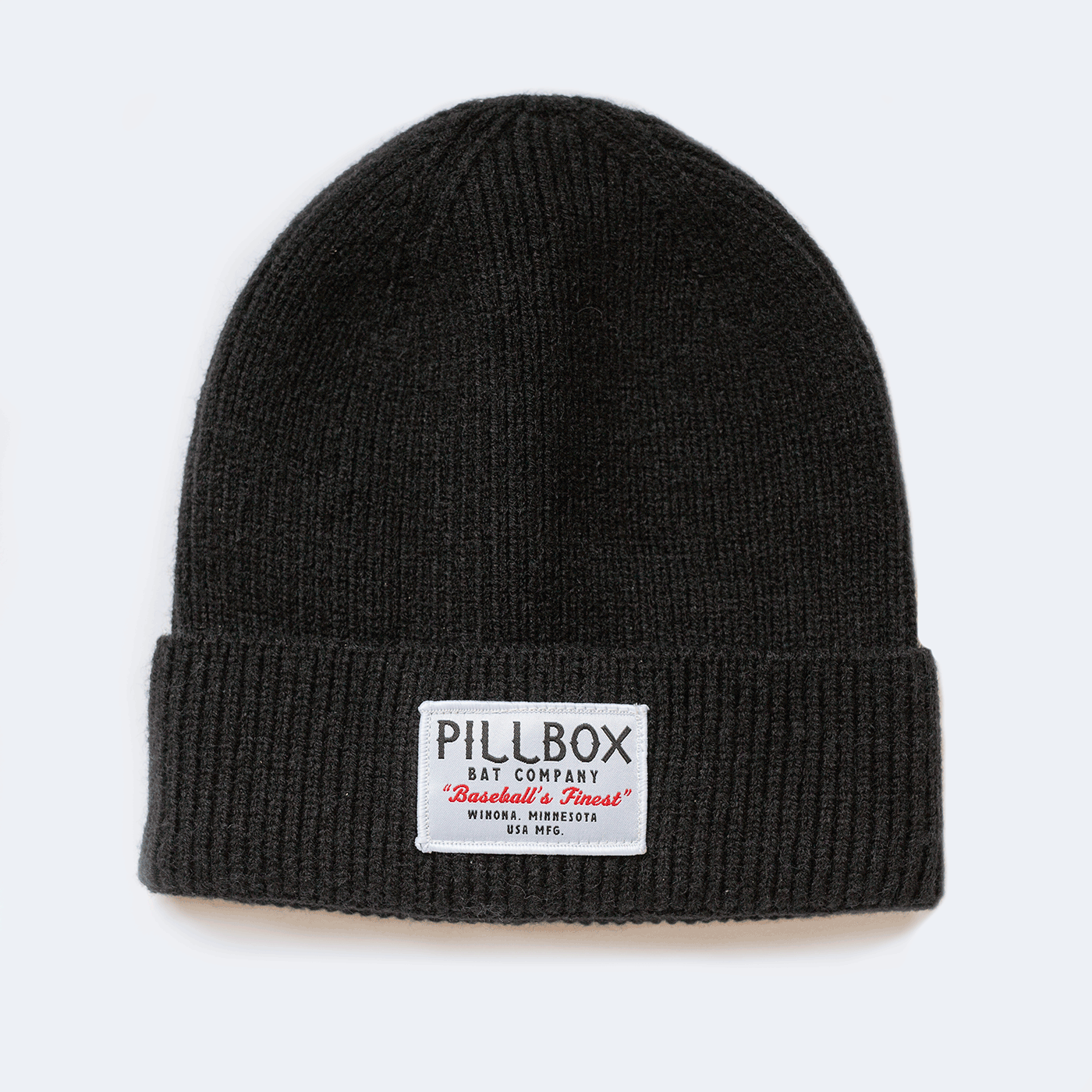 Pinchfront Pillbox Circle Logo Hat - Red