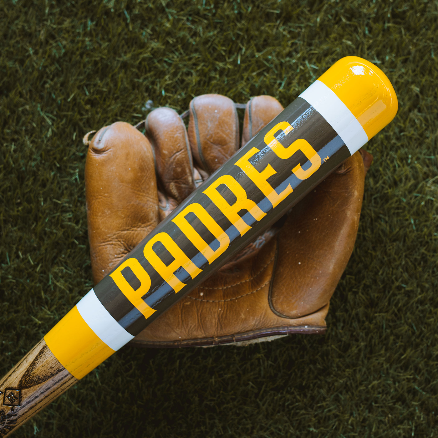San Diego Padres Baseball Mat - Retro Collection
