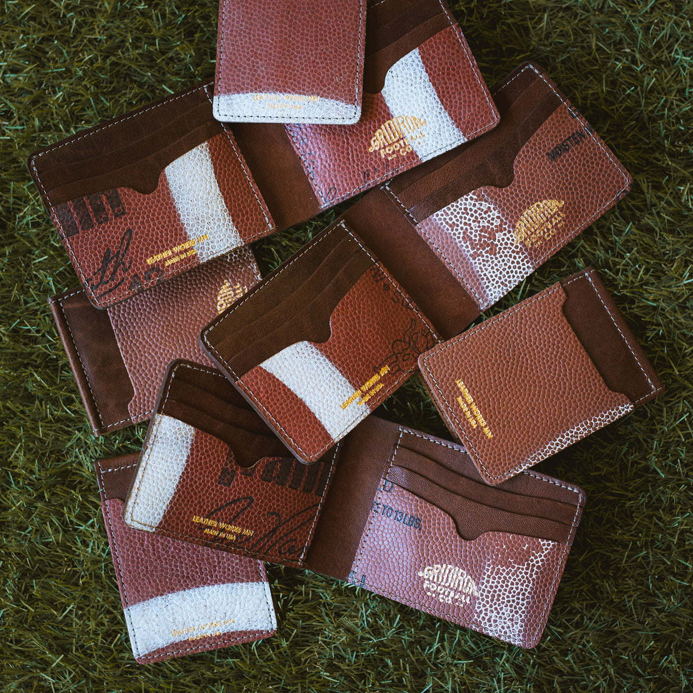 Football Leather Wallets