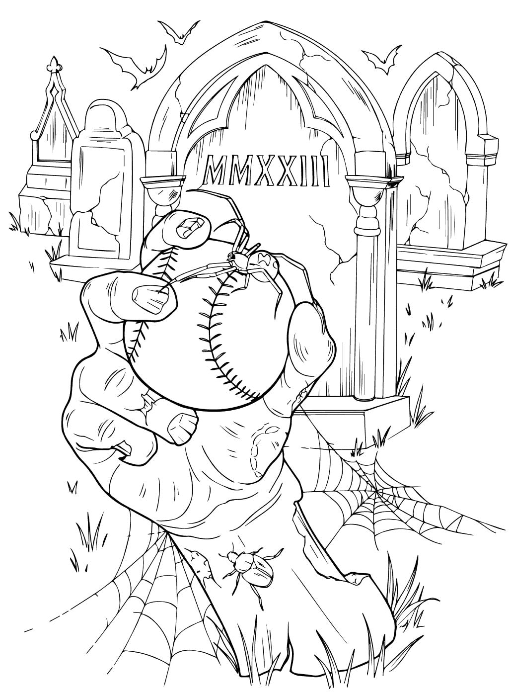 MLB Teams Zombie Art Bat - Molly Lyn Artist Series