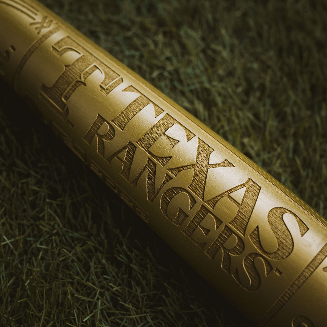 2023 World Series Champions GOLD EDITION - Texas Rangers - Art Bat