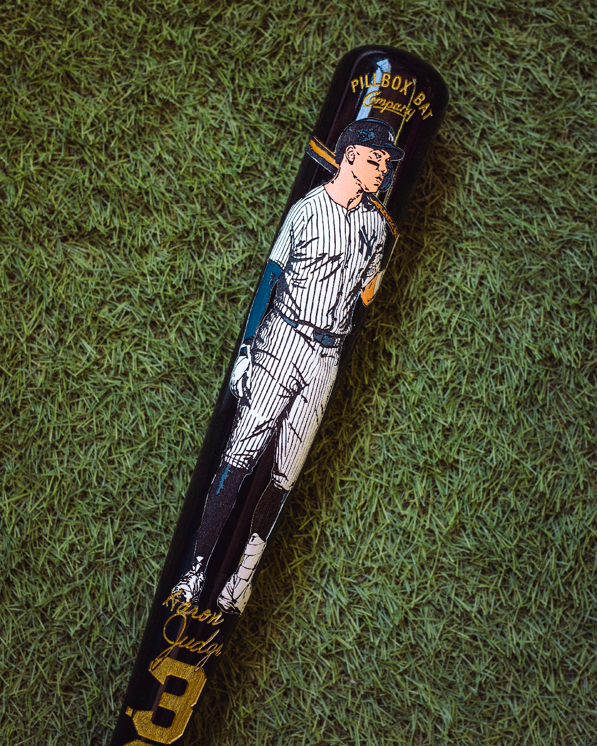 PREMIUM VERSION Aaron Judge - 2025 AL Batting Champ Art Bat (New York Yankees)