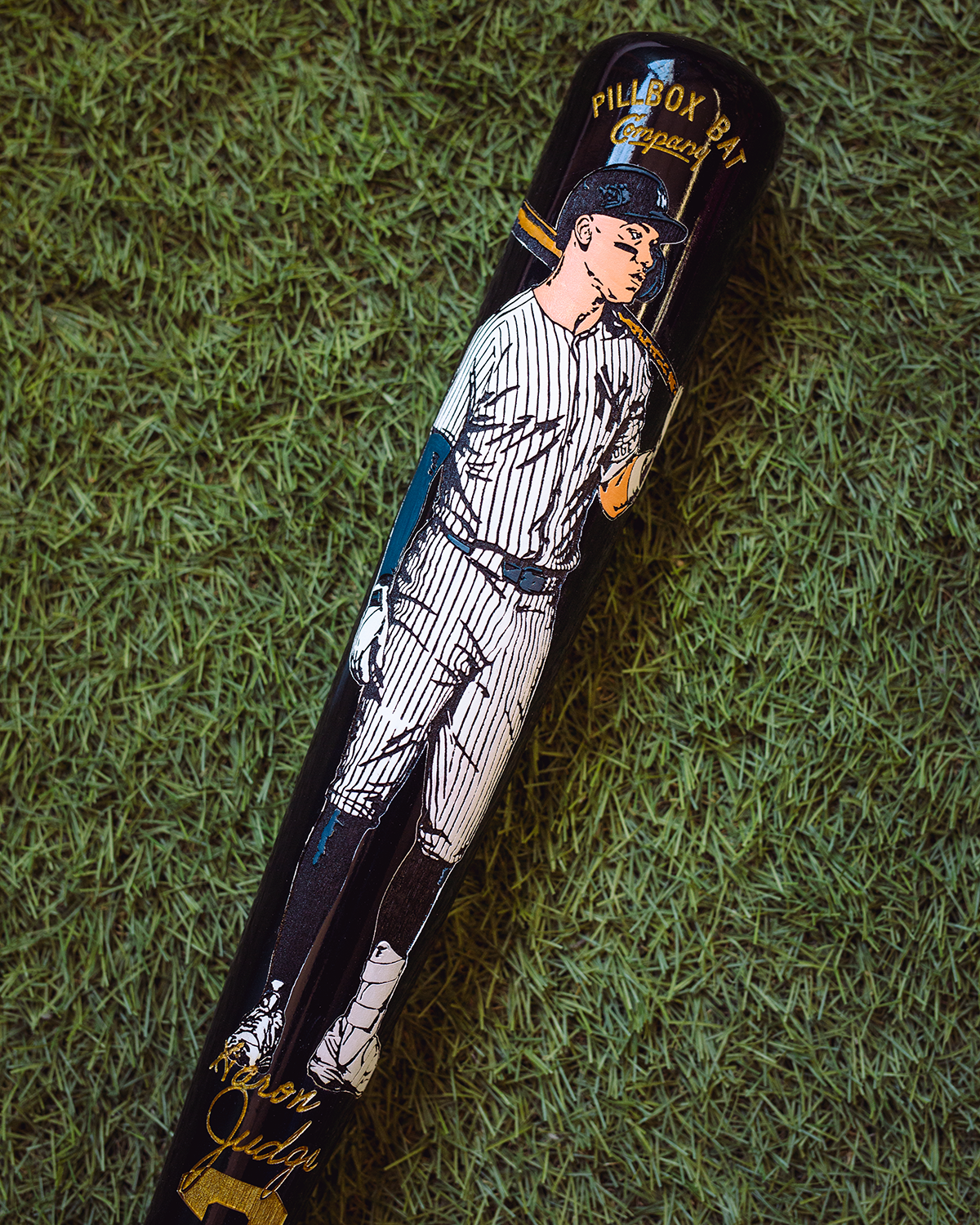 PREMIUM VERSION Aaron Judge - 2025 AL Batting Champ Art Bat (New York Yankees)