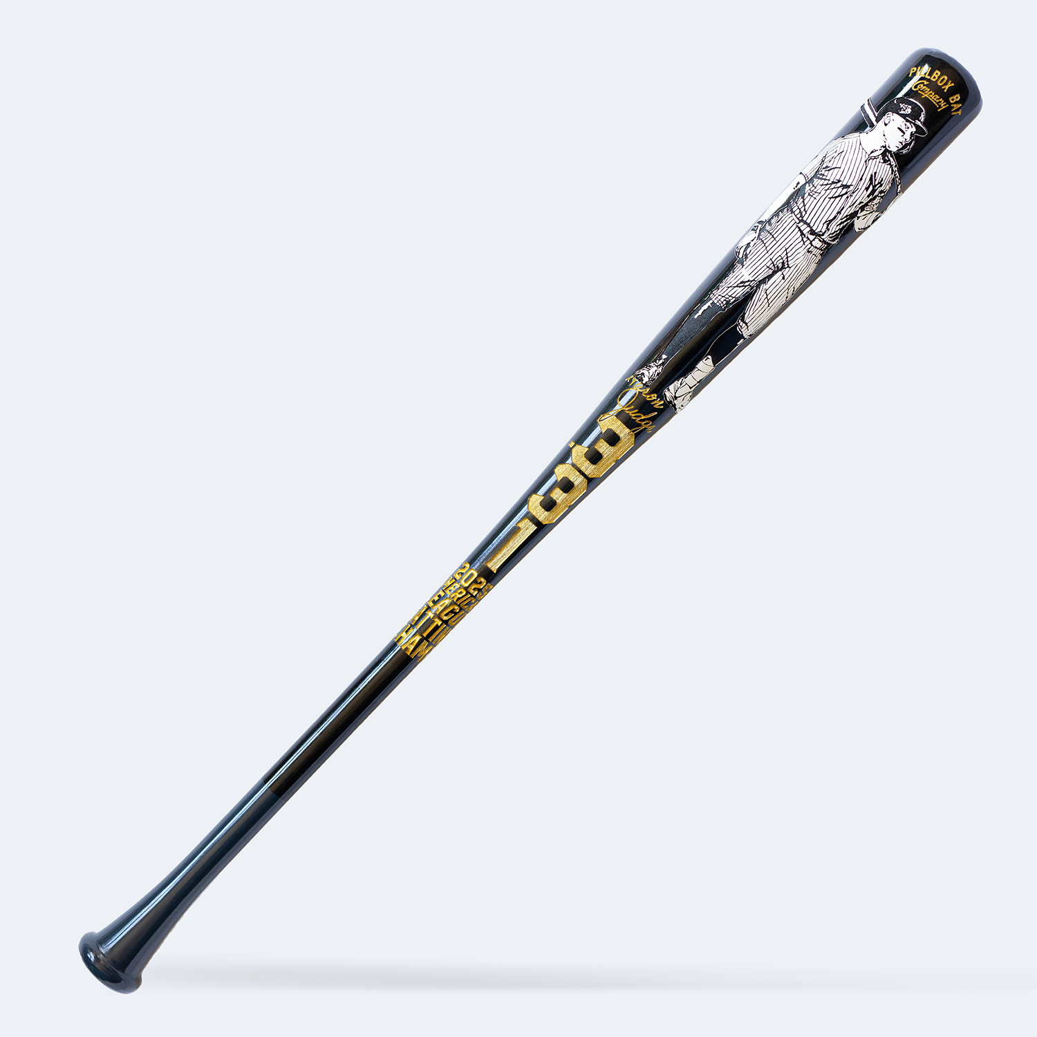 Aaron Judge - 2025 AL Batting Champ Art Bat (New York Yankees)