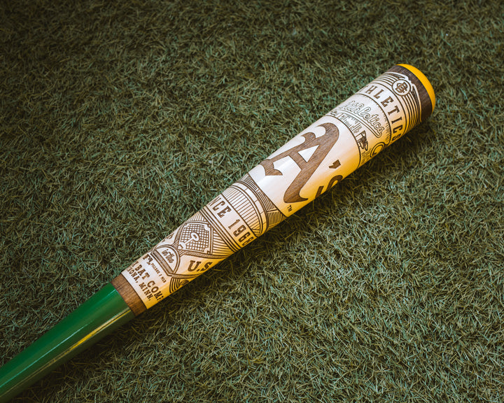 Athletics - Banner Series Art Bat (MLB) – Pillbox Bat Co.