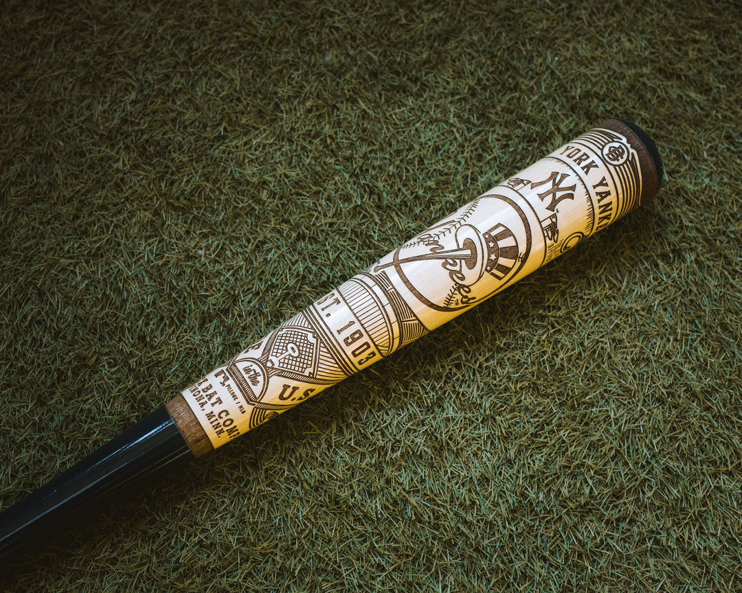 MLB YANKEES ホーロー看板 特大 91cm ヤンキース WBC 看板 New York Yankees - Banner Series Art Bat (MLB)
