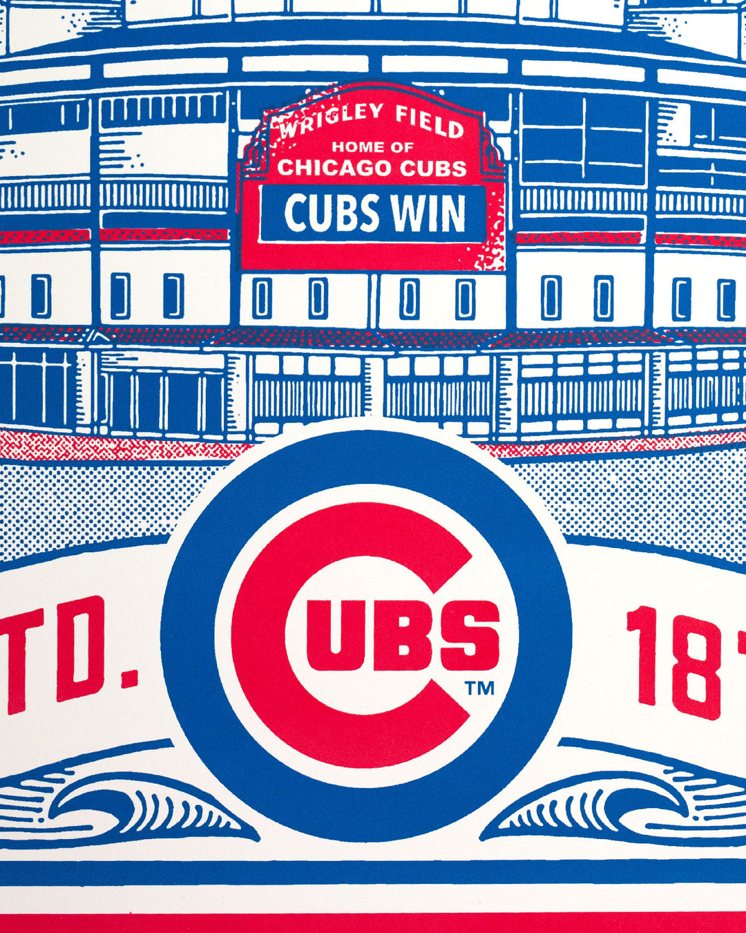 Plaque personnalisée vintage Wrigley Field Home of Chicago Cubs World Series Champions 2016 - France Plaque personnalisée vintage Wrigley Field Home of Chicago Cubs World Series Champions 2016 - France