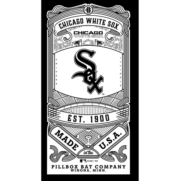 Chicago White Sox - Banner Series Art Bat (MLB) – Pillbox Bat Co.