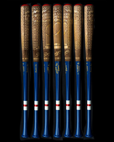 "Commissioners Trophy" 2025 World Series Champions - Los Angeles Dodgers - Art Bat (MLB) - Pillbox Bat Co.