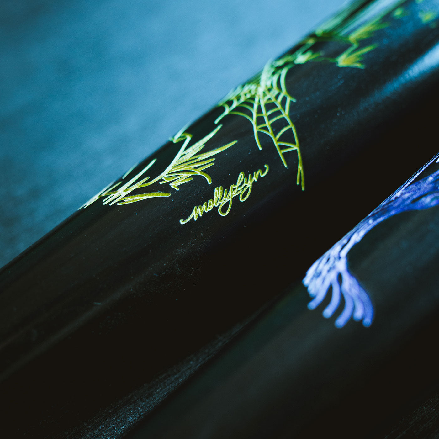 MLB Teams Zombie Art Bat - Molly Lyn Artist Series