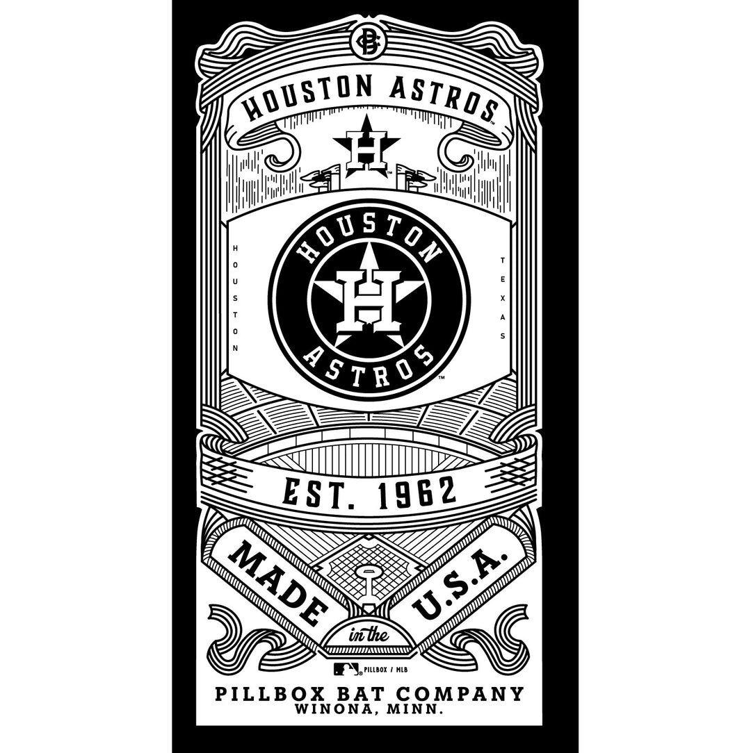 Houston Astros - Banner Series Art Bat (MLB) – Pillbox Bat Co.