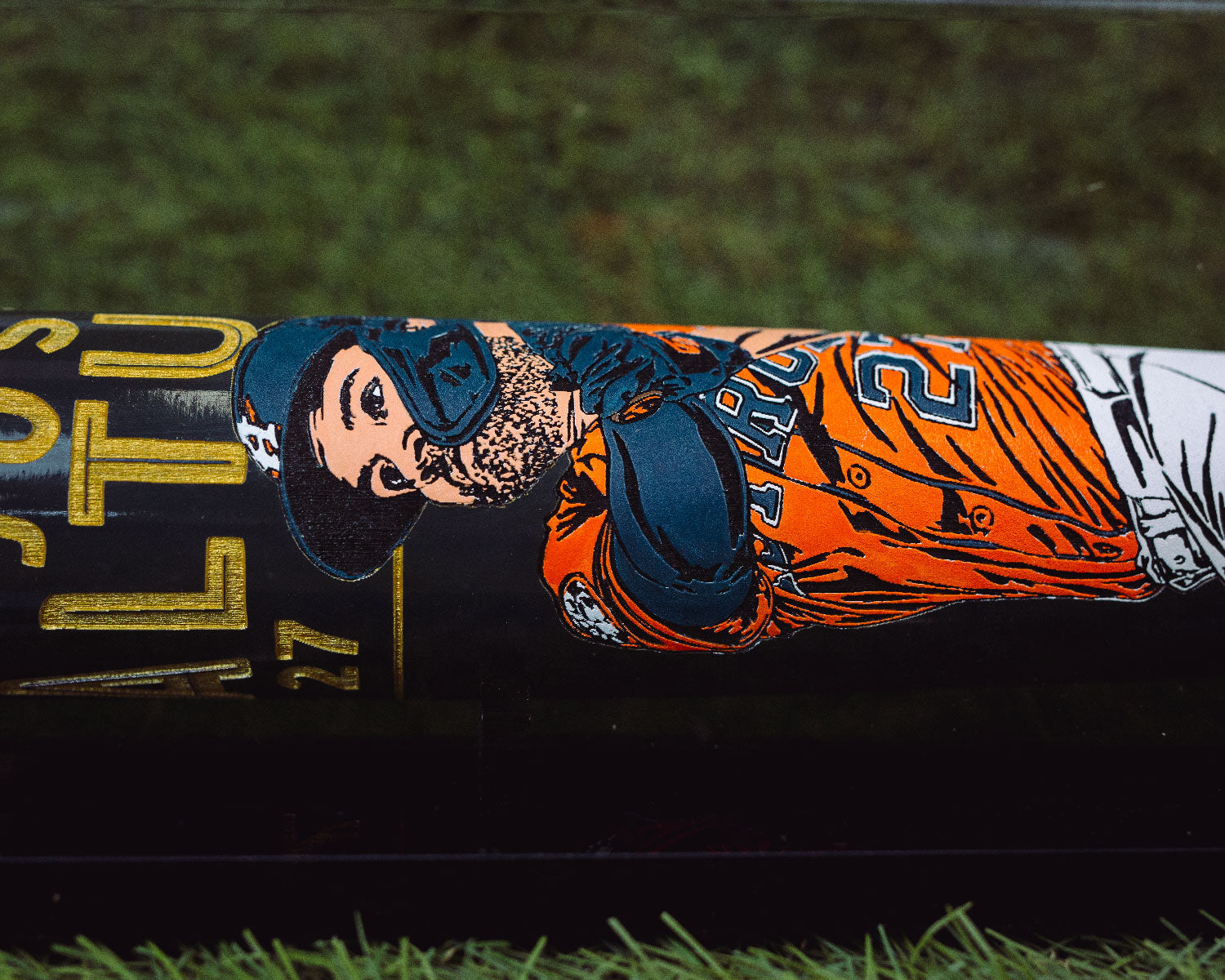 LIMITED EDITION ( 1 / 10 ) Jose Altuve - Houston Astros Art Bat (MLB)