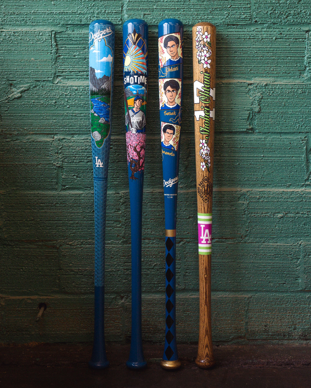 Ohtani, Yamamoto & Sasaki Manga Panels - Los Angeles Dodgers Art