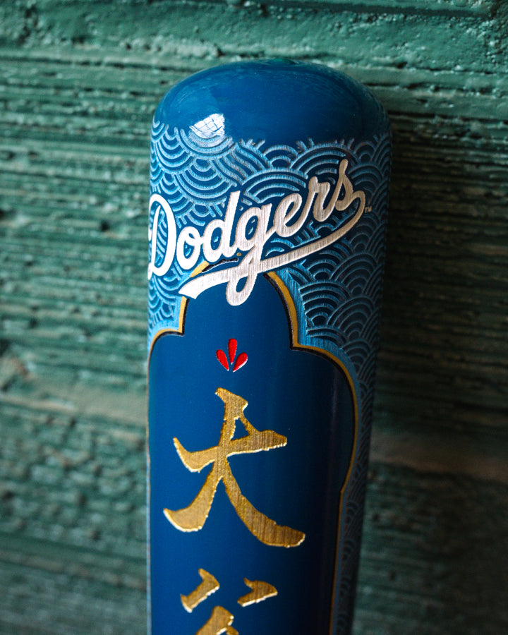 その他 SHOHEI OHTANI LA DODGERS MINI BAT Shohei Ohtani x LA Dodgers x Cartoon Pillbox Mini Souvenir