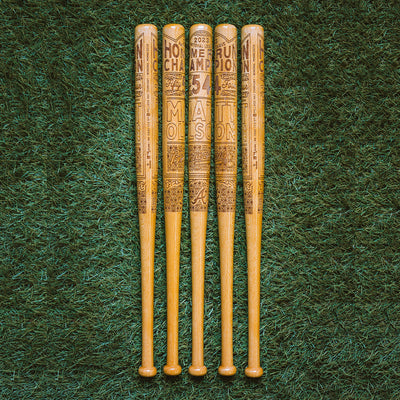 Small Batch No. 9 Wood Bat Home Plate Ornaments – The Baseball