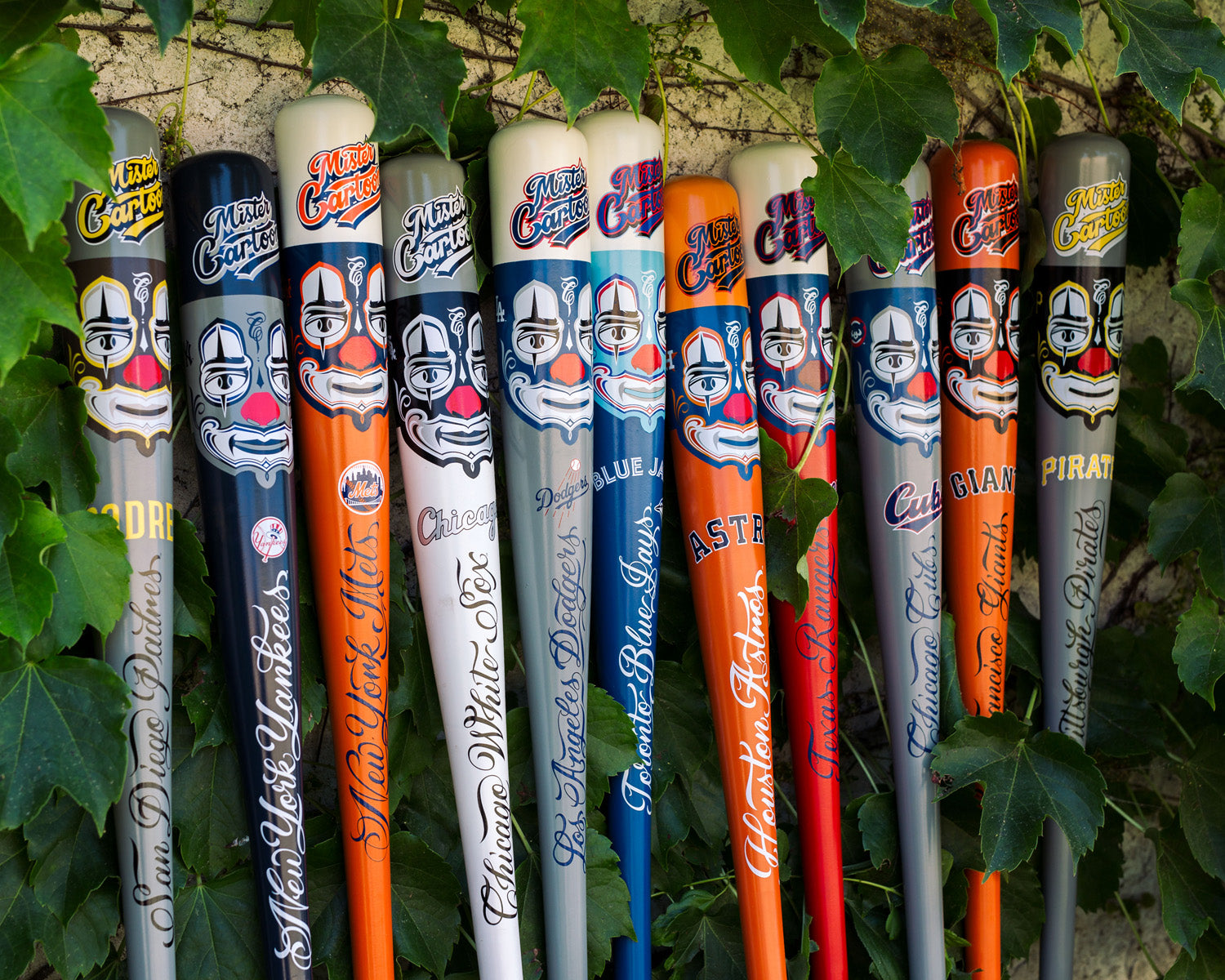 Mister Cartoon x Pillbox Mask Series Bat - San Francisco Giants (MLB)