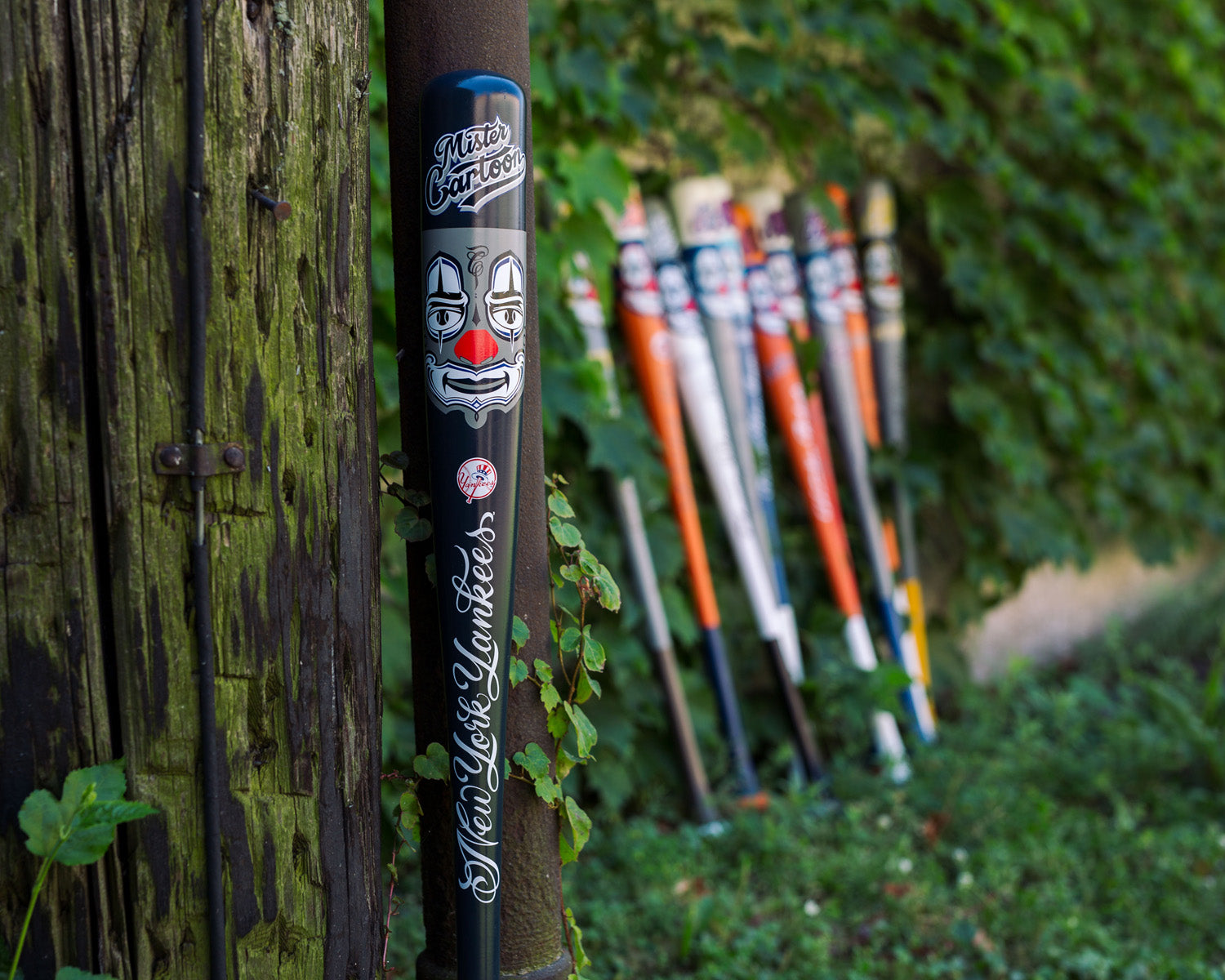 Mister Cartoon x Pillbox Mask Series Bat - New York Yankees (MLB)