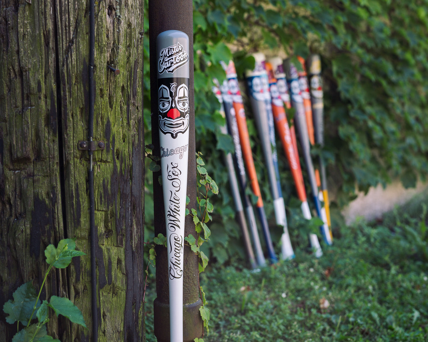 Mister Cartoon x Pillbox Mask Series Bat - Chicago White Sox (MLB)