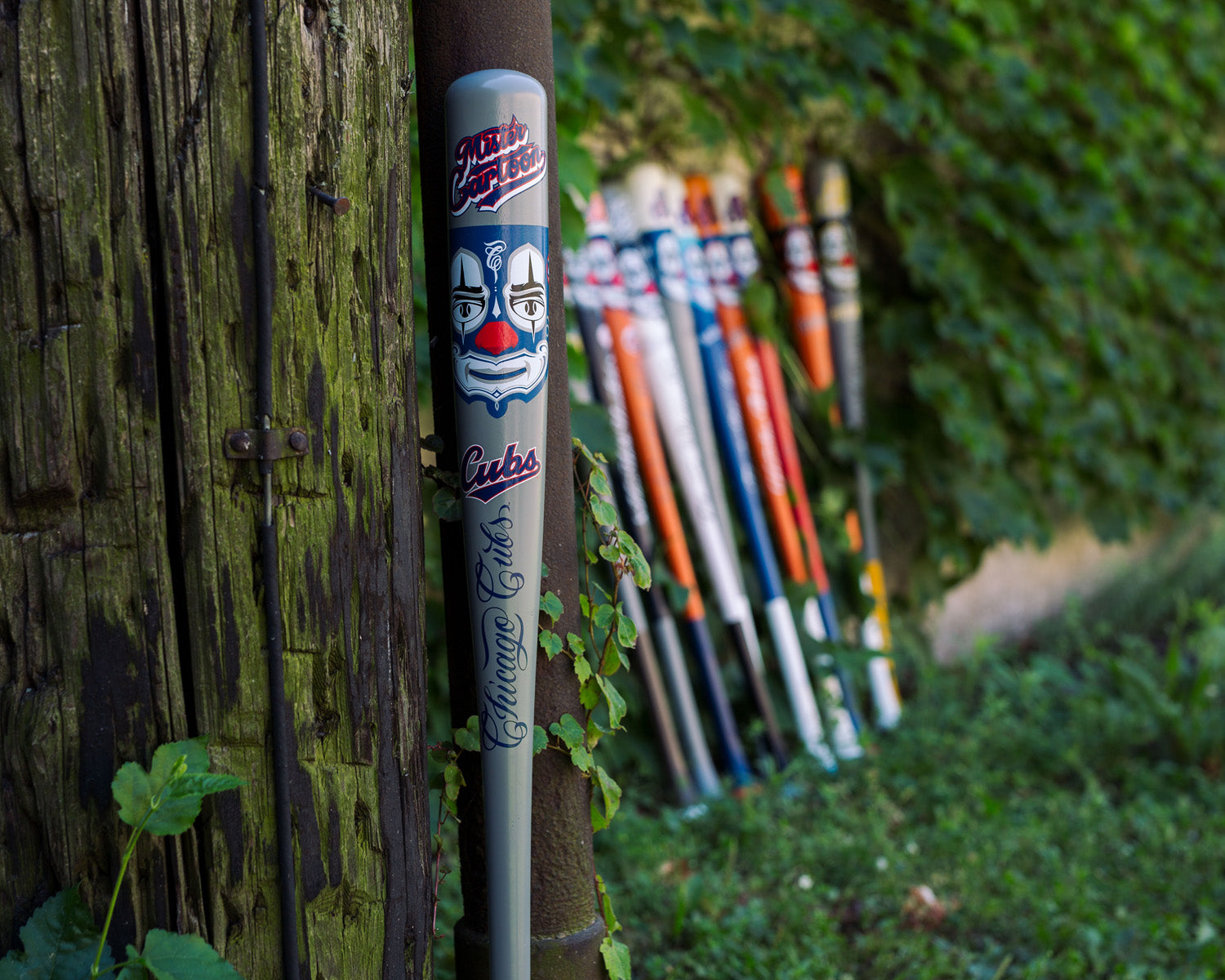 Mister Cartoon x Pillbox Mask Series Bat - Chicago Cubs (MLB)
