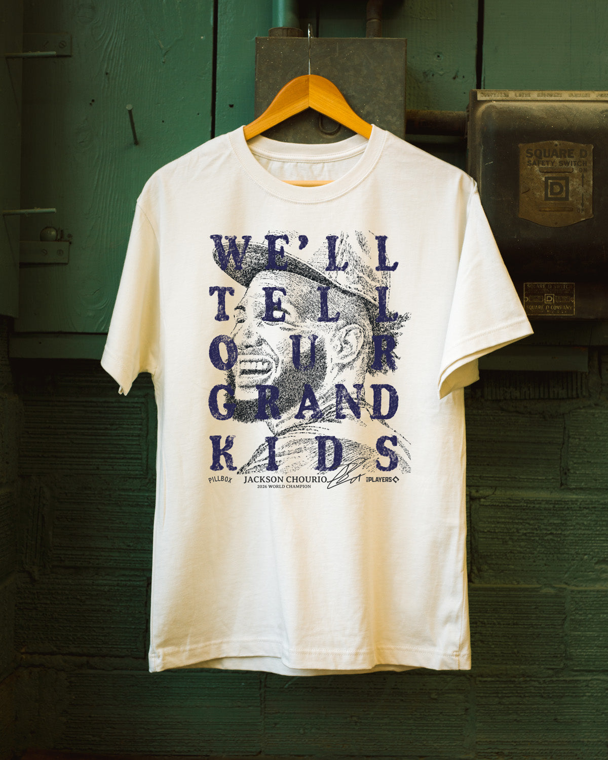 Jackson Chourio - World Champion - Heavyweight Cotton T-Shirt (MLBPA)