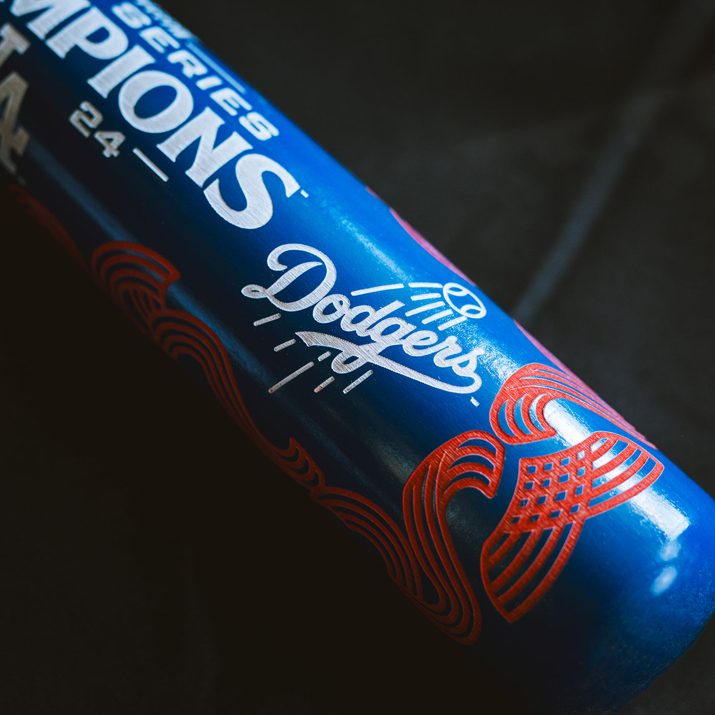 2024 World Series Champions - Los Angeles Dodgers - Art Bat (MLB)