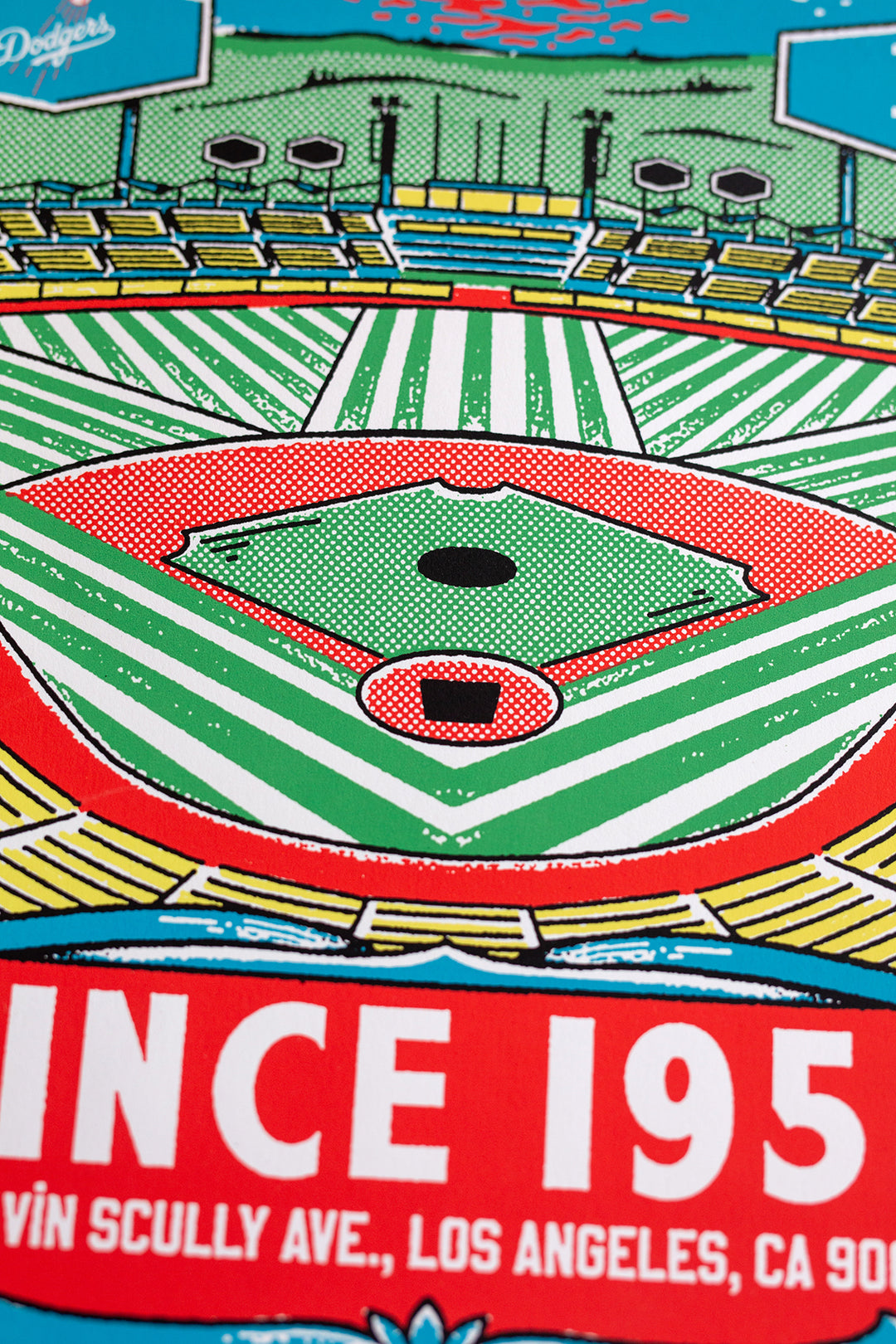 Los Angeles Dodgers “Ocean Sunset” - Silkscreen Print (MLB