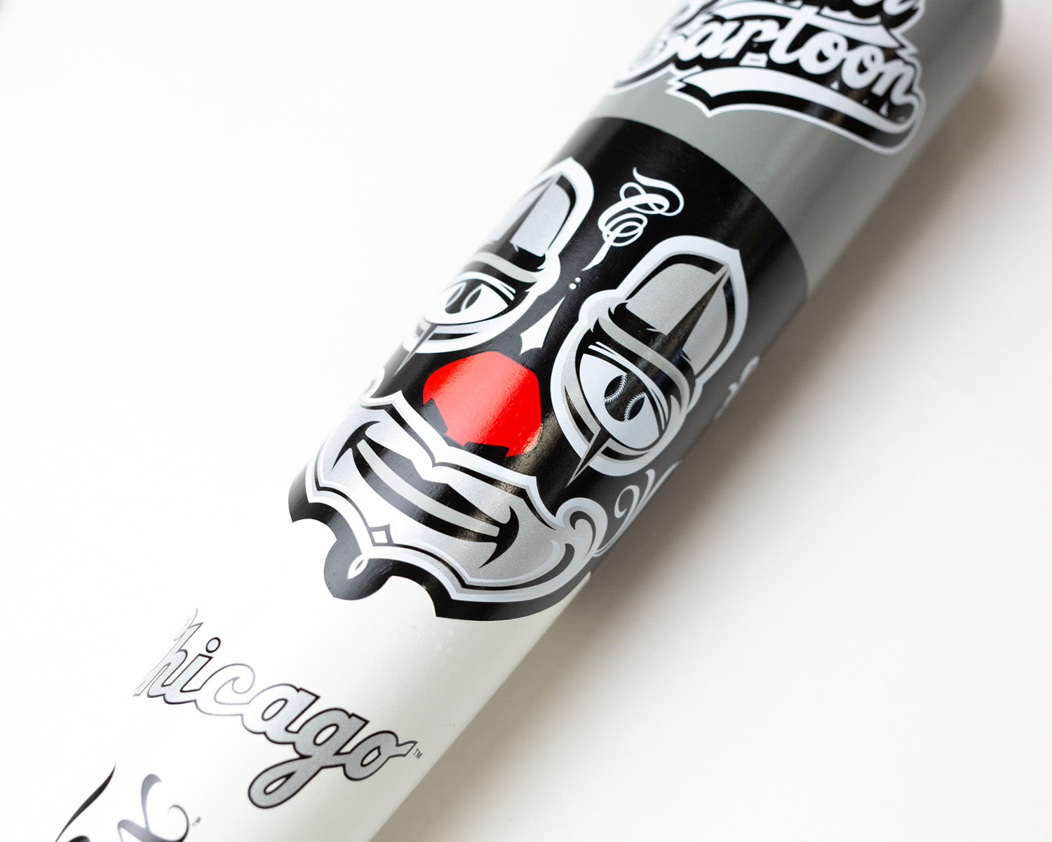 Mister Cartoon x Pillbox Mask Series Bat - Chicago White Sox (MLB)