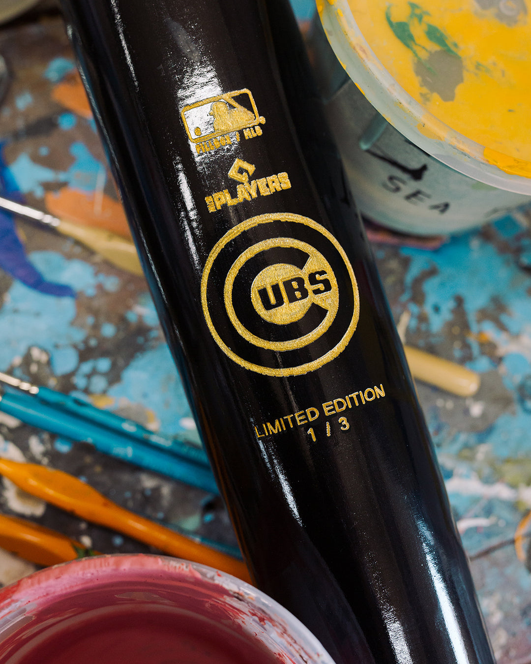 LIMITED EDITION Pete Crow Armstrong - 2026 Chicago Cubs Art Bat