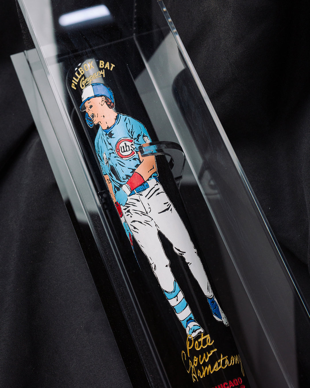 LIMITED EDITION Pete Crow Armstrong - 2026 Chicago Cubs Art Bat (MLB)