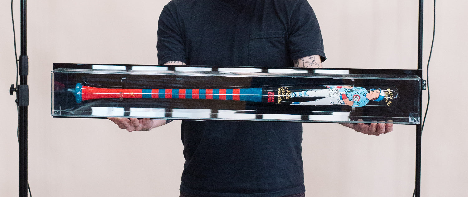 LIMITED EDITION Pete Crow Armstrong - 2026 Chicago Cubs Art Bat (MLB)