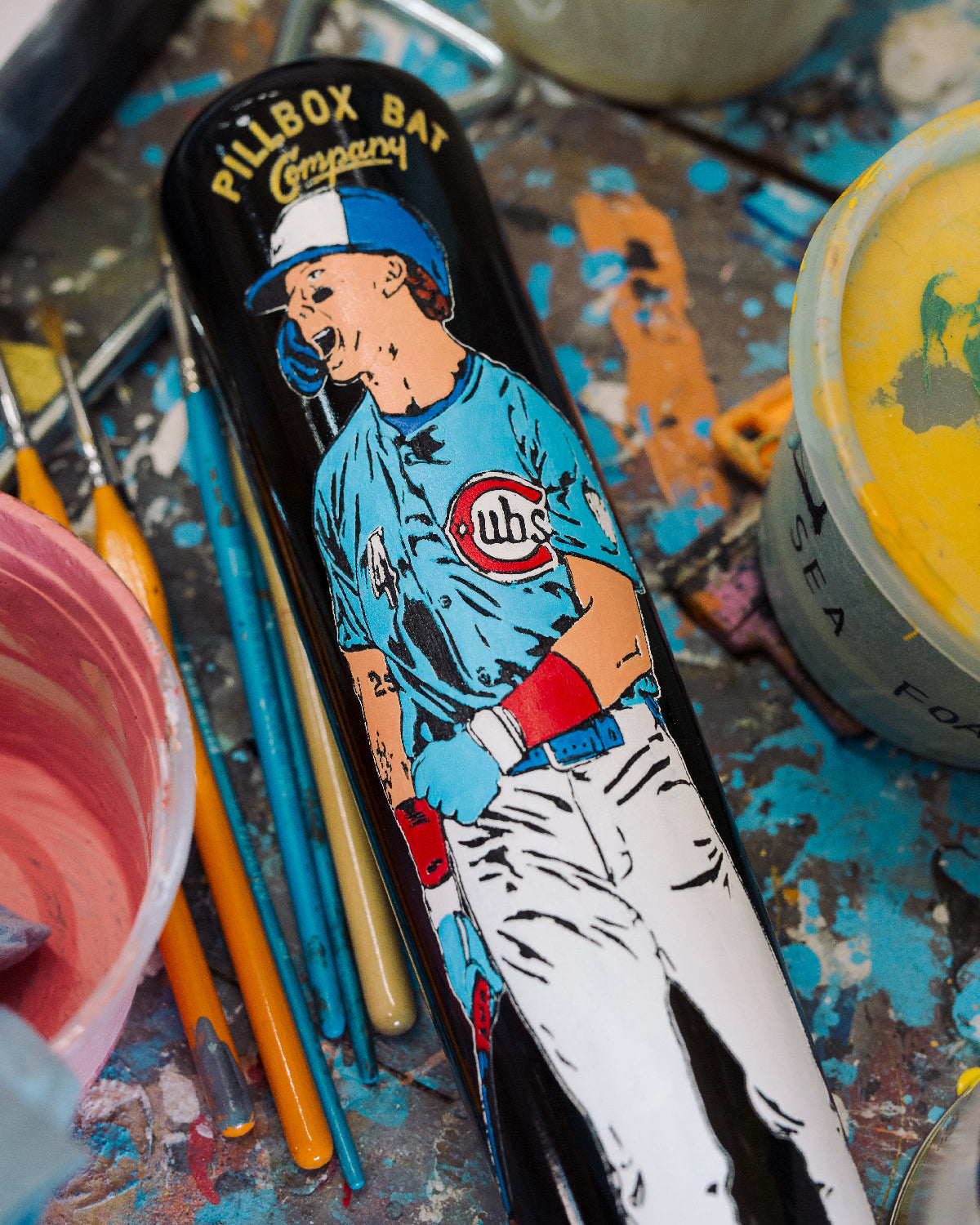 LIMITED EDITION Pete Crow Armstrong - 2026 Chicago Cubs Art Bat (MLB)
