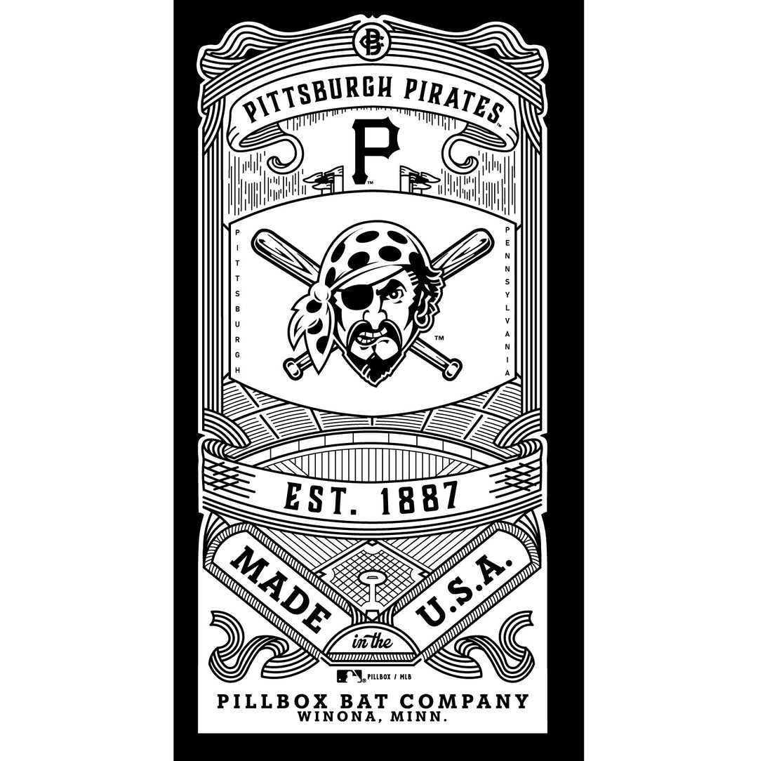 Pittsburgh Pirates - Banner Series Art Bat (MLB)