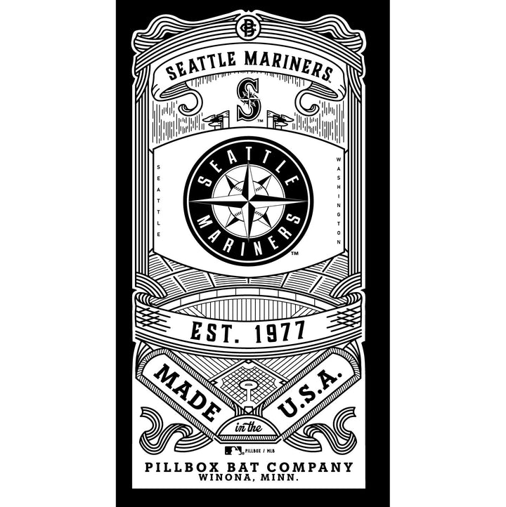 Seattle Mariners - Banner Series Art Bat (MLB) – Pillbox Bat Co.