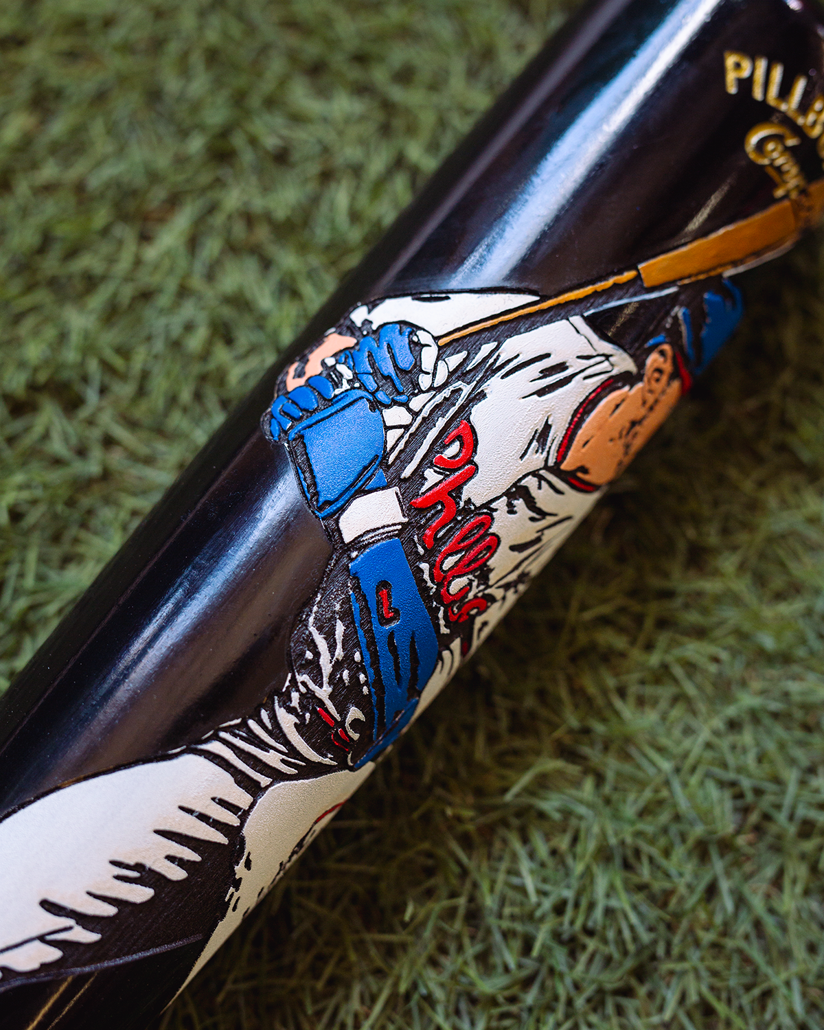 PREMIUM VERSION Trae Turner - 2025 NL Batting Champ Art Bat (Philadelphia Phillies)