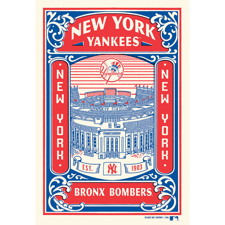 New York Yankees “Yankee Stadium” - Silkscreen Print (MLB
