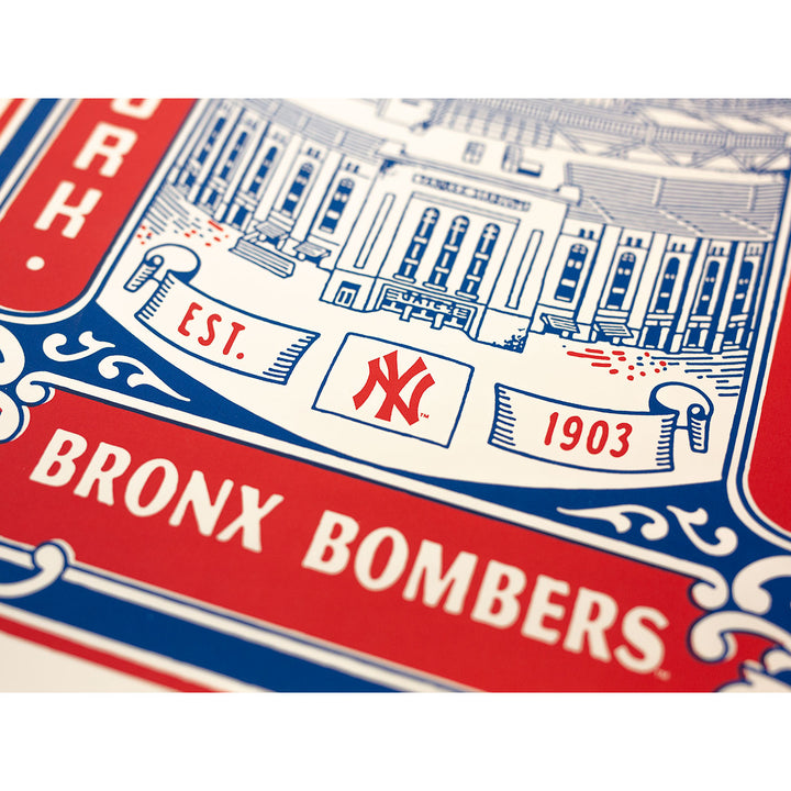 Yankees--Silkscreen-Art-Print-