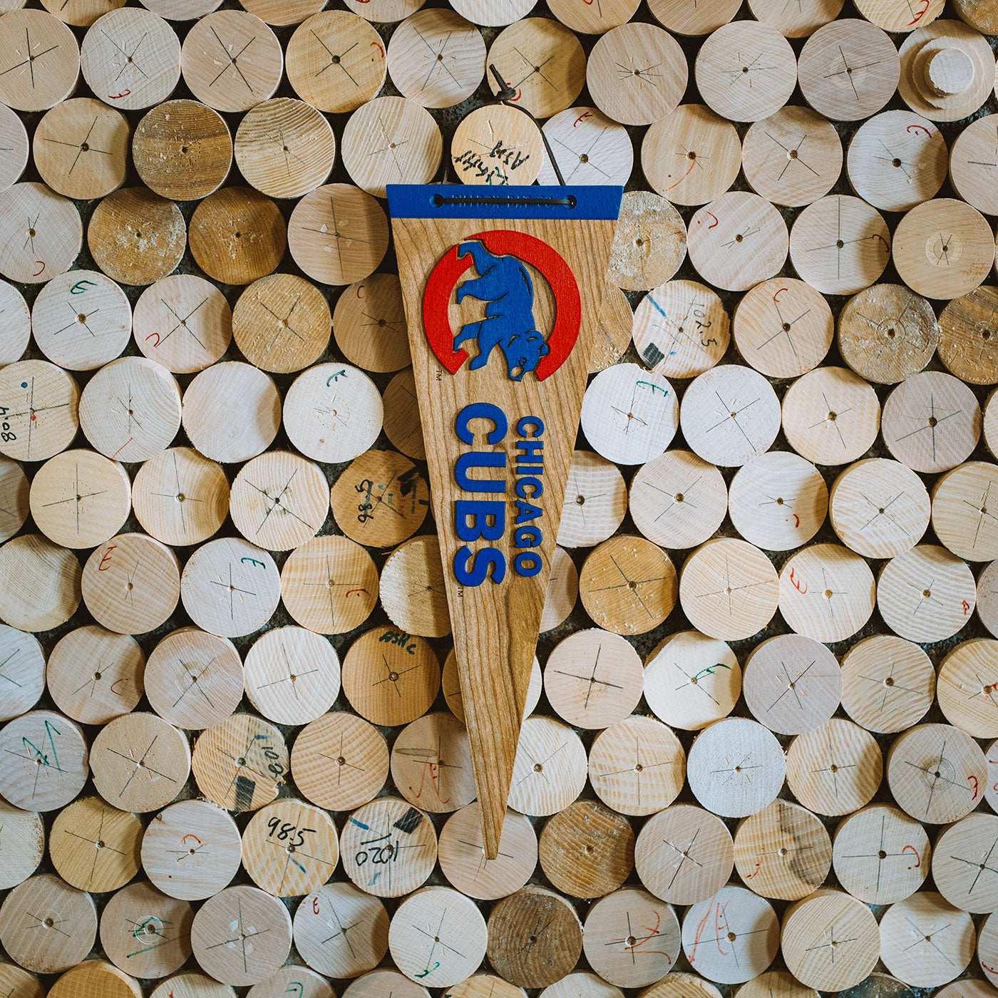 Chicago Cubs - MLB 3D Wood Pennant – Pillbox Bat Co.