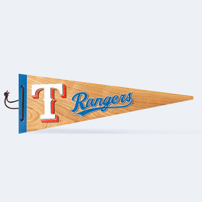 Texas Rangers Team Logo Wood 18 Bat – Coopersburg